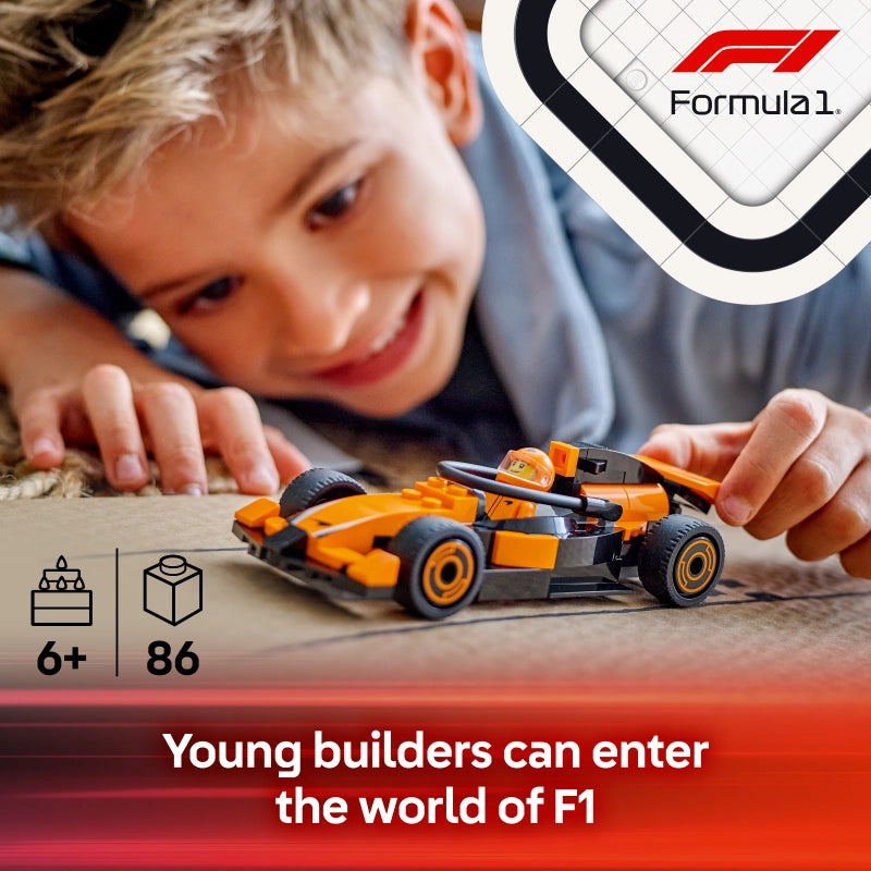 Lego - F1 Driver with McLaren Race Car 86 Pcs 6Y+ — BambiniJO Jordan