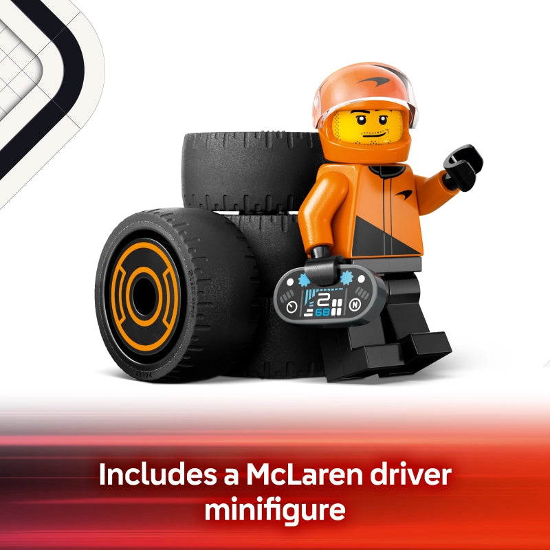 Lego - F1 Driver with McLaren Race Car 86 Pcs 6Y+ — BambiniJO Jordan