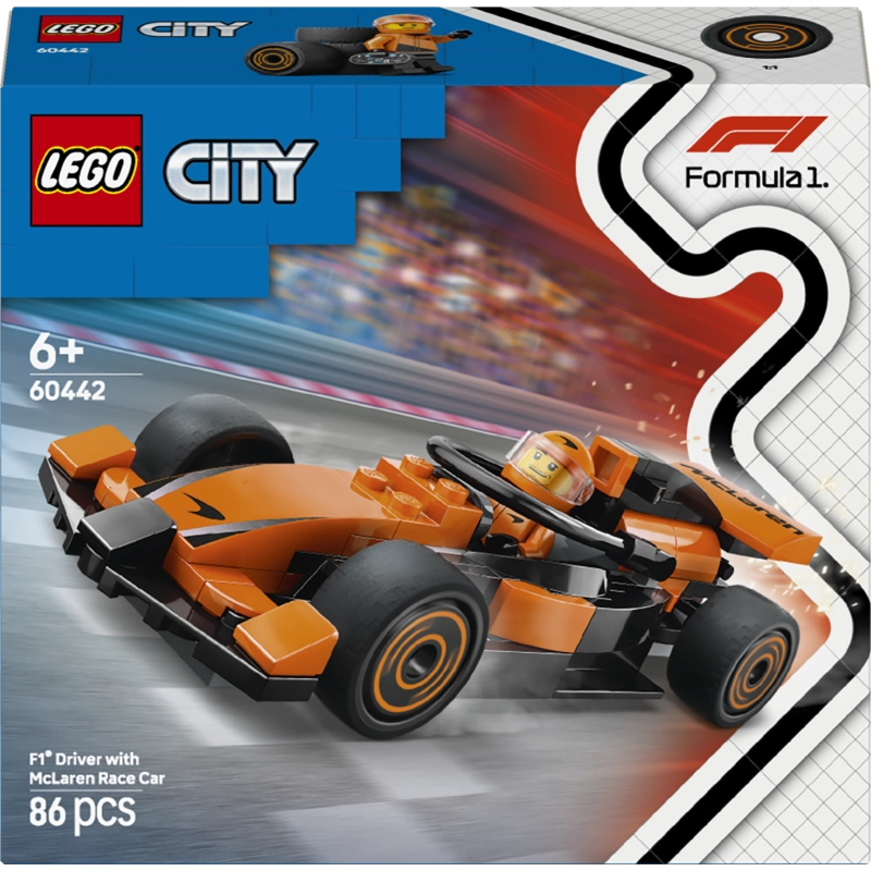 Lego - F1 Driver with McLaren Race Car 86 Pcs 6Y+ — BambiniJO Jordan