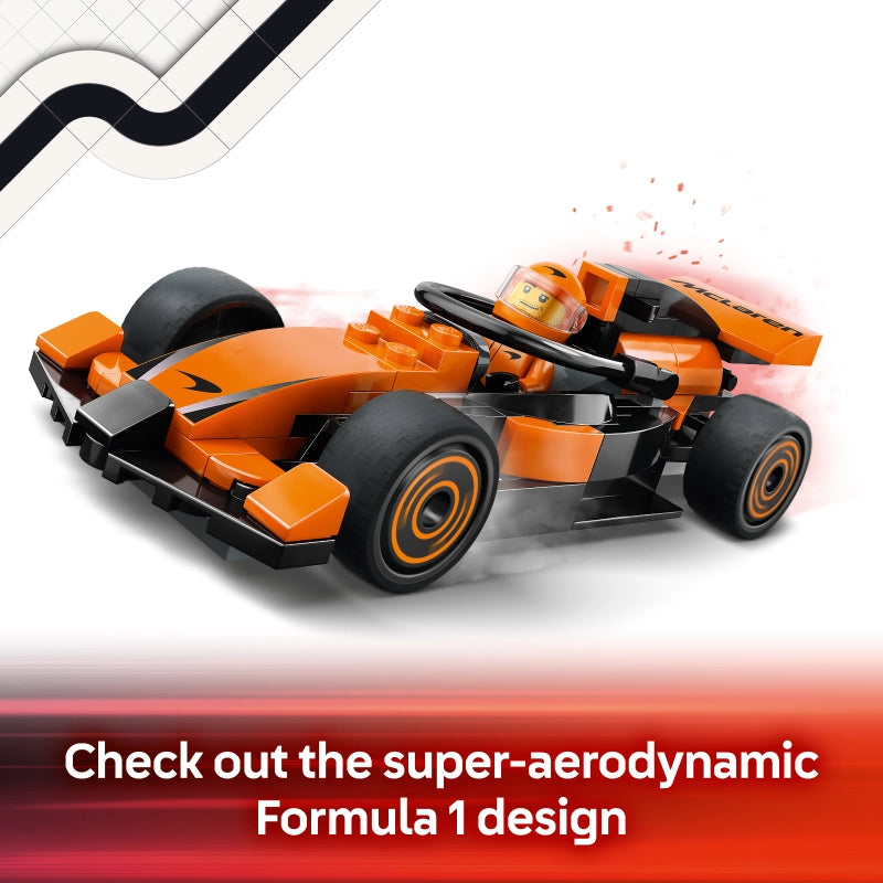 Lego - F1 Driver with McLaren Race Car 86 Pcs 6Y+ — BambiniJO Jordan