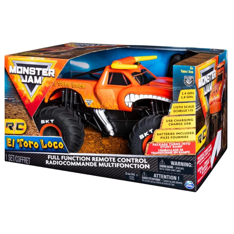 Monster Jam - 1:15 RC El Toro Loco | 4 سنوات فما فوق Monster Jam - 1:15 RC El Toro Loco | 4 سنوات فما فوق
