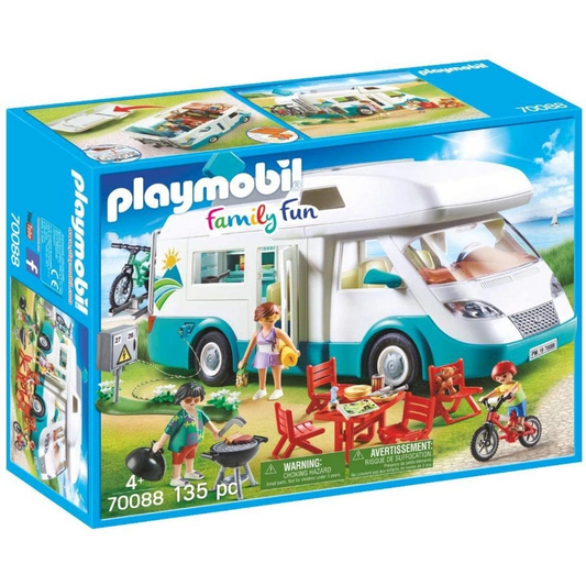 Playmobil - Family Camper Vehicle- 135 Pcs | 4Y+