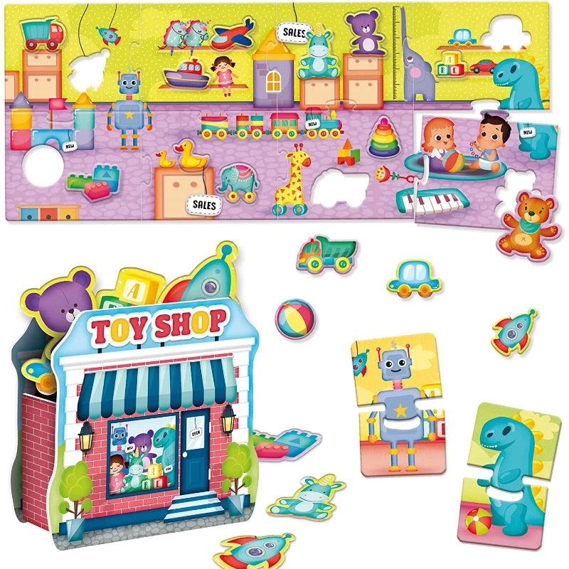Carotina Baby Logic 3D Toy Shop 2Y+ Carotina Baby Logic 3D Toy Shop 2Y+