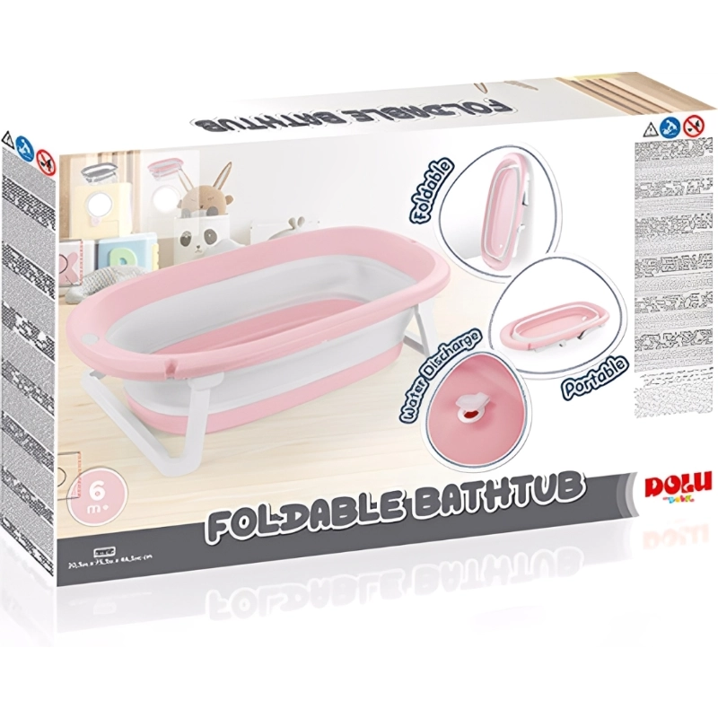 Dolu - Foldable Bathtub | Pink | 6M+ — BambiniJO Jordan