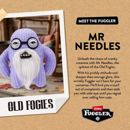 Fuggler - 9-Inch Old Fogies Plush Series 1- Mr Needles | 4Y+