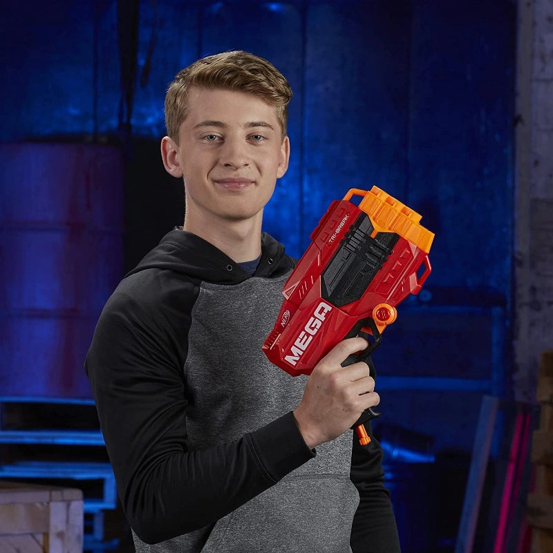 Nerf - N-Strike Mega Tri-Break Blaster | 8Y+ Nerf - N-Strike Mega Tri-Break Blaster | 8Y+