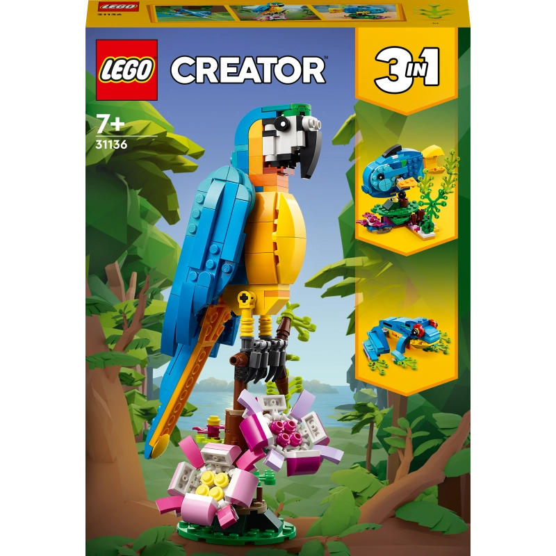Lego - Exotic Parrot | 253 Pcs | 7Y+