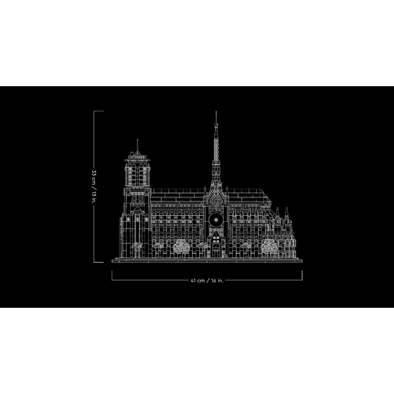 Lego - Notre-Dame de Paris 4383 Pcs 18Y+ — BambiniJO Jordan
