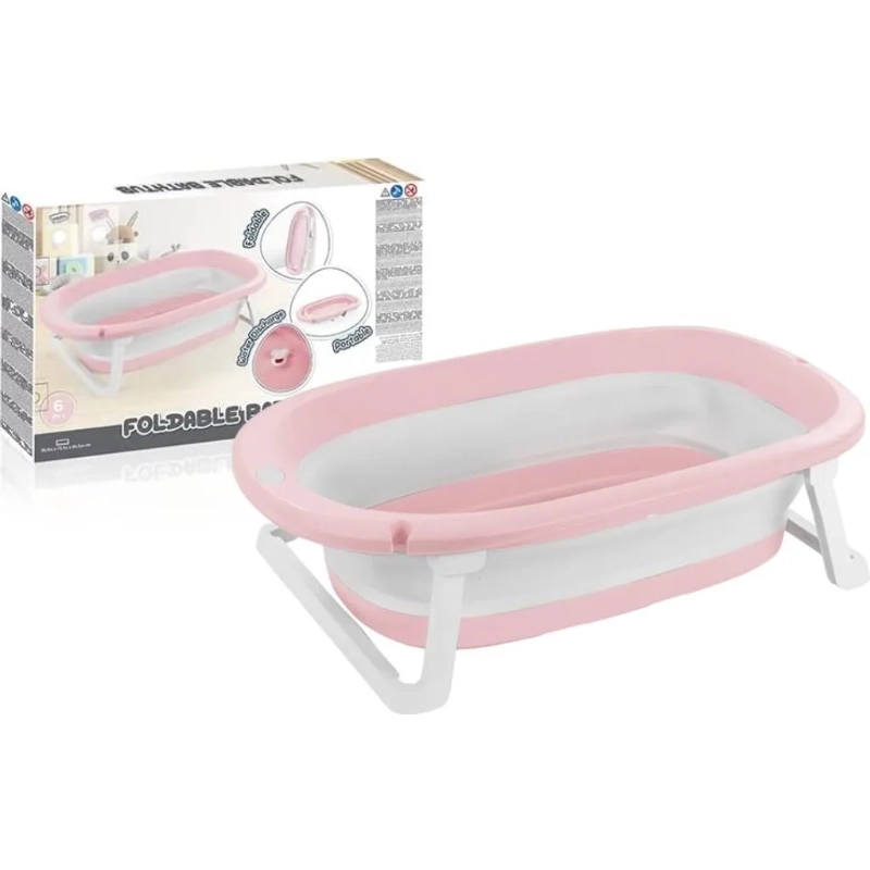 Dolu - Foldable Bathtub | Pink | 6M+ — BambiniJO Jordan