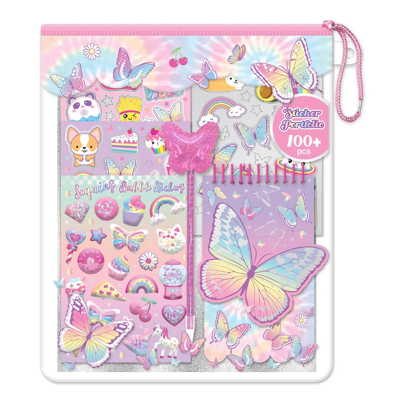 Hot Focus - Sticker Portfolio | Tie Dye Butterfly | 5Y+ Hot Focus - Sticker Portfolio | Tie Dye Butterfly | 5Y+