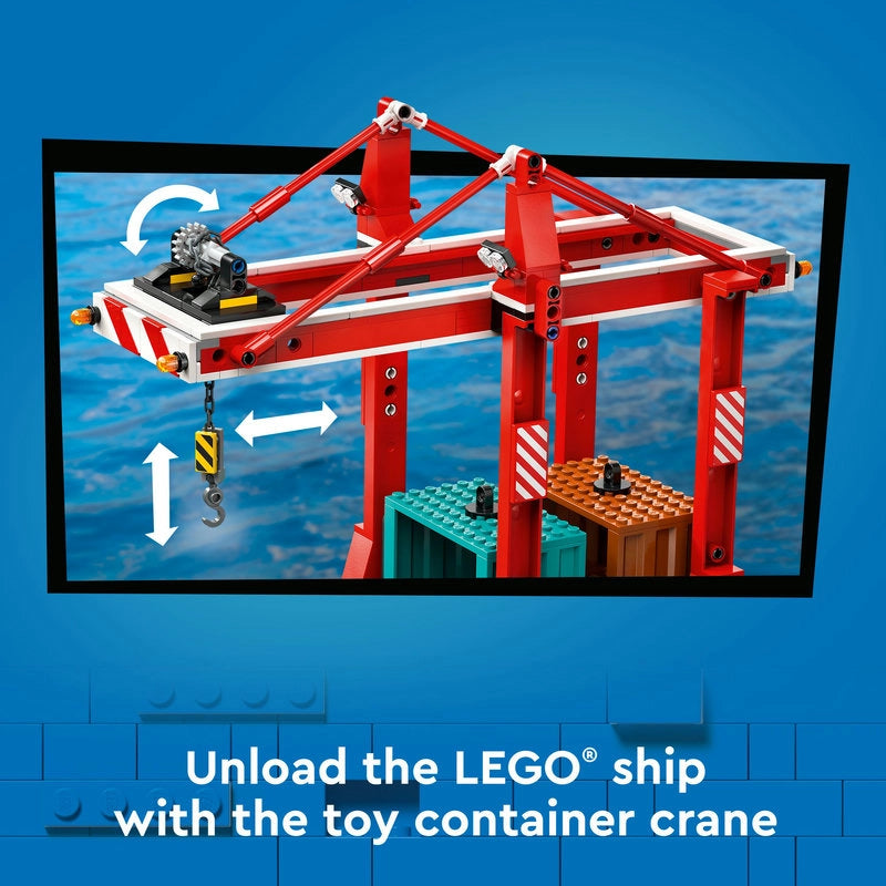 Lego - Seaside Harbor with Cargo Ship 1226 Pcs 8Y+ — BambiniJO Jordan