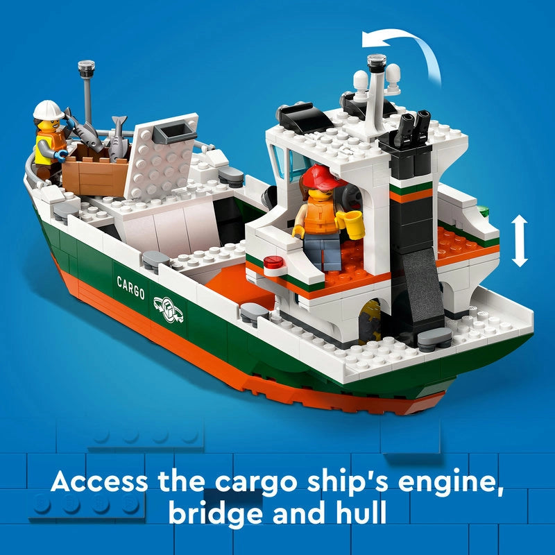 Lego - Seaside Harbor with Cargo Ship 1226 Pcs 8Y+ — BambiniJO Jordan