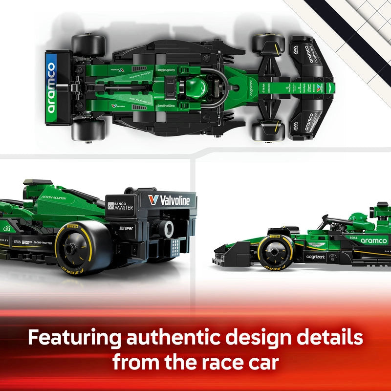 Lego - Aston Martin Aramco F1 AMR24 Race Car 269 Pcs 10Y+ — BambiniJO Jordan