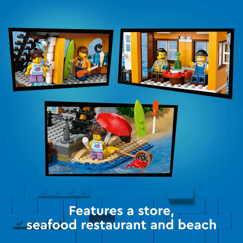 Lego - Seaside Harbor with Cargo Ship 1226 Pcs 8Y+ — BambiniJO Jordan
