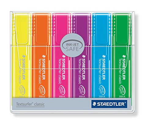 Staedtler Textsurfer classic highlighters wallet of 6