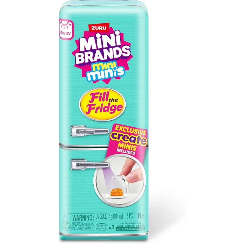 Mini Brands - مجموعة لعب ثلاجة السلسلة 1 | 8 سنوات فأكثر Mini Brands - مجموعة لعب ثلاجة السلسلة 1 | 8 سنوات فأكثر