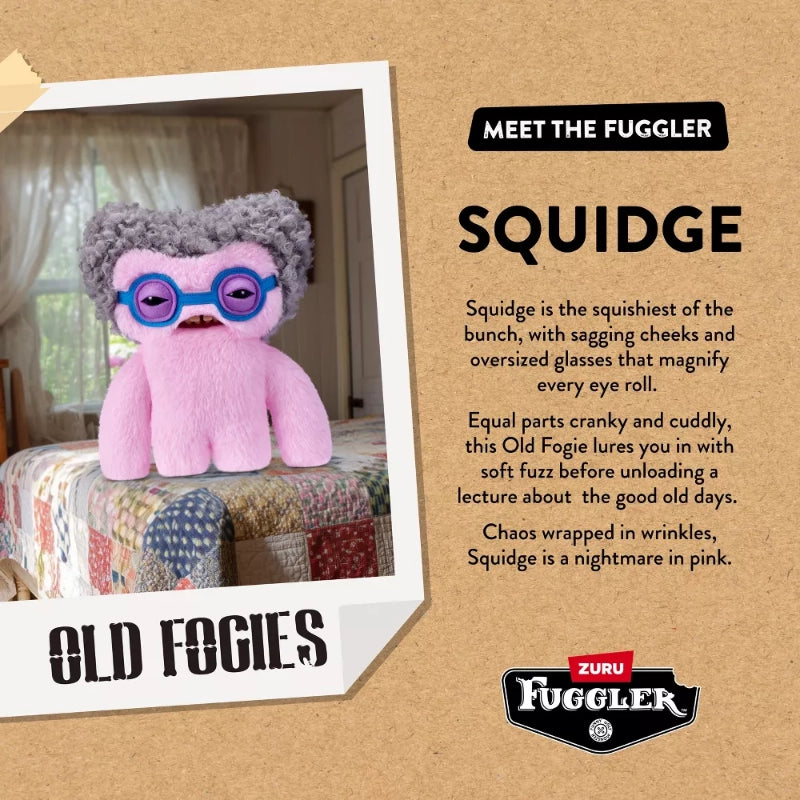 Fuggler - دمية قطيفة سلسلة Old Fogies مقاس 9 إنش - سكويدج | 4 سنوات فما فوق Fuggler - دمية قطيفة سلسلة Old Fogies مقاس 9 إنش - سكويدج | 4 سنوات فما فوق