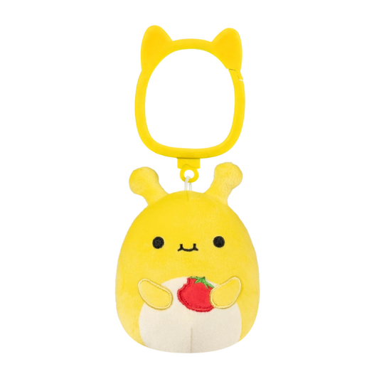 Squishmallows Clip-On Little Plush 3.5" Zarina the Yellow Banana Slug Holding Tomato | 1-6Y — BambiniJO Jordan