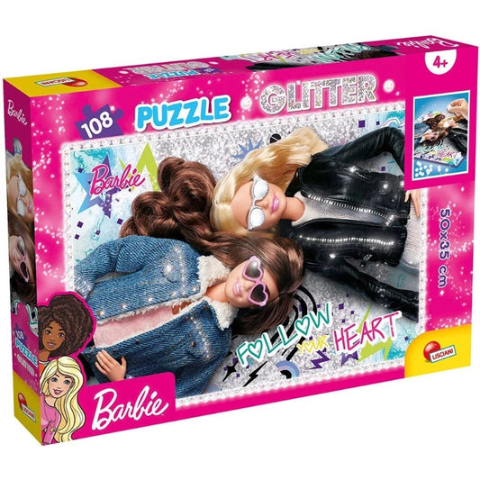 Barbie Puzzle Glitter Plus Best Day Ever- 108 Pcs 4Y+