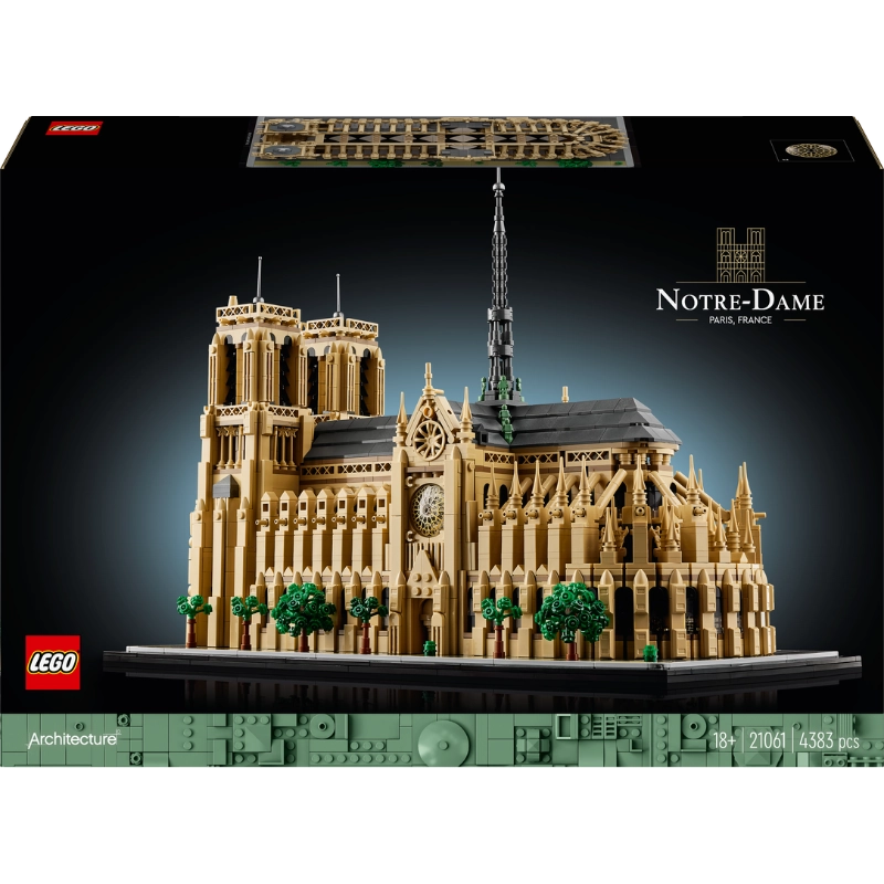 Lego - Notre-Dame de Paris 4383 Pcs 18Y+ — BambiniJO Jordan