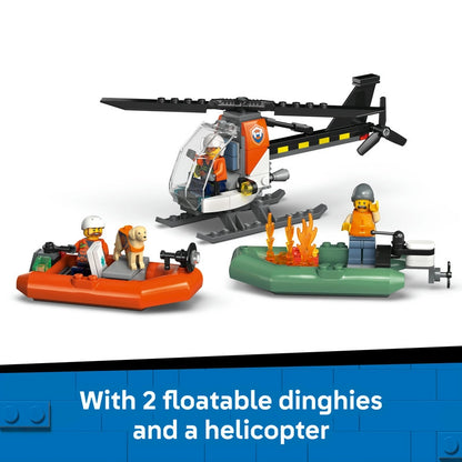 Lego - Coast Guard Rescue Boat & Helicopter 742 Pcs 7Y+ — BambiniJO Jordan