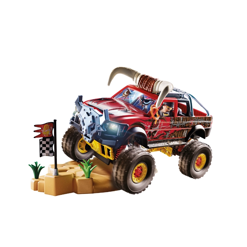 Playmobil - Stunt Show Bull Monster Truck- 57 Pcs | 4Y+