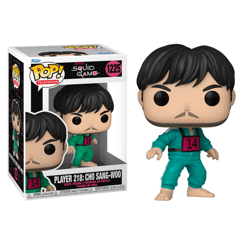 Funko - Pop! TV: Squid Game- Player 218 Cho Sang-Woo | 3Y+ Funko - Pop! TV: Squid Game- Player 218 Cho Sang-Woo | 3Y+
