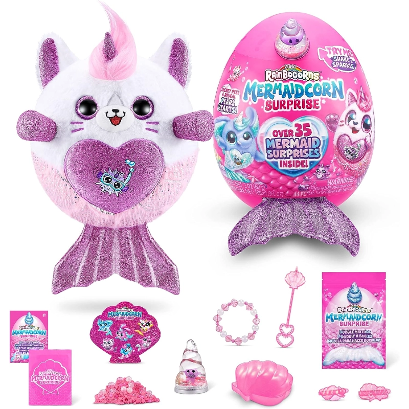 Rainbocorns - Mermaidcorn Surprise Series 7 Plush Medium | 3Y+ Rainbocorns - Mermaidcorn Surprise Series 7 Plush Medium | 3Y+