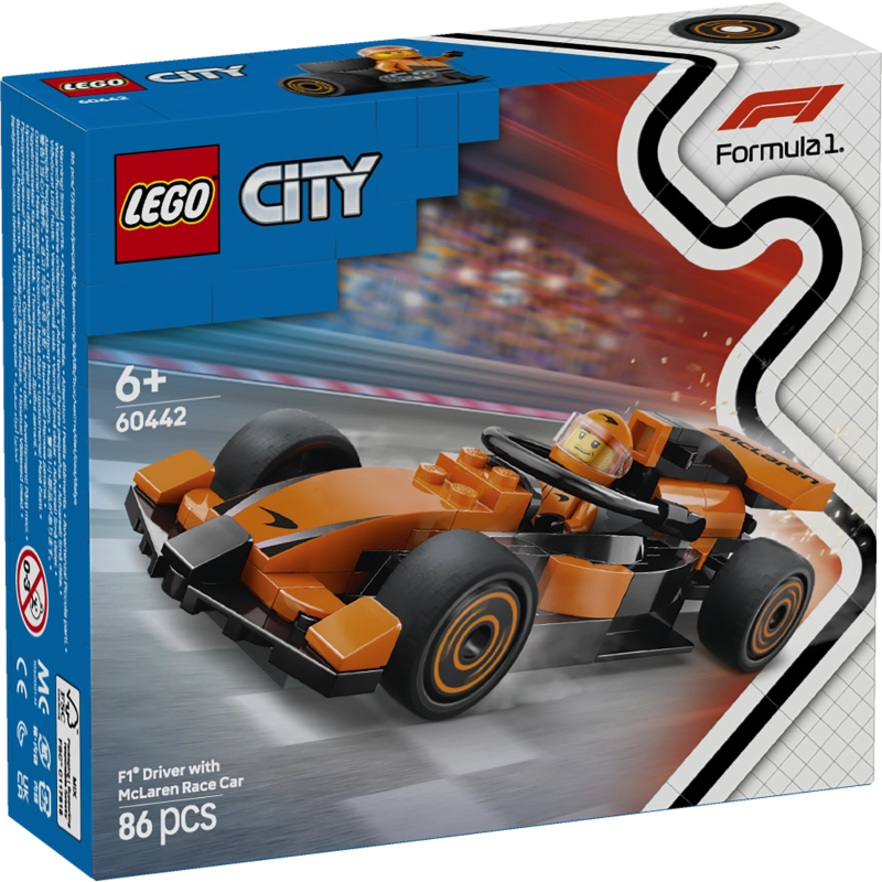 Lego - F1 Driver with McLaren Race Car 86 Pcs 6Y+ — BambiniJO Jordan