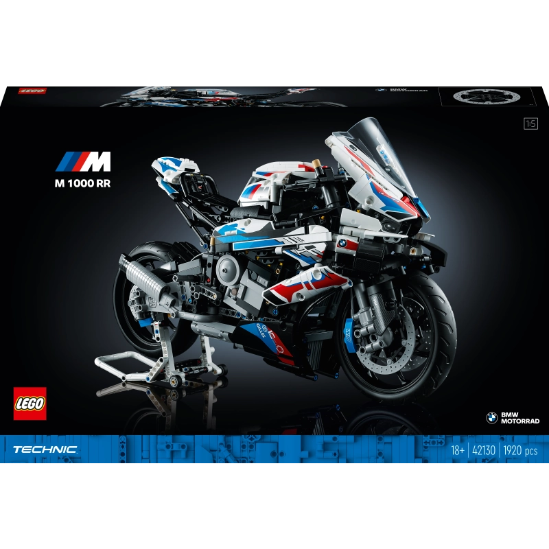 ليغو - بي إم دبليو M 1000 RR | 1921 قطعة | 18 سنة فأكثر ليغو - بي إم دبليو M 1000 RR | 1921 قطعة | 18 سنة فأكثر