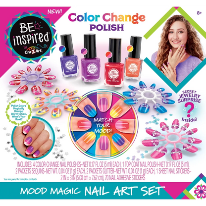 Cra-Z-Art - Shimmer 'n Sparkle Mood Magic Nail Art Set | 8Y+