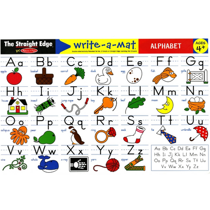 Melissa & Doug - Alphabet Write-A-Mat (Bundle of 6) | 4Y+