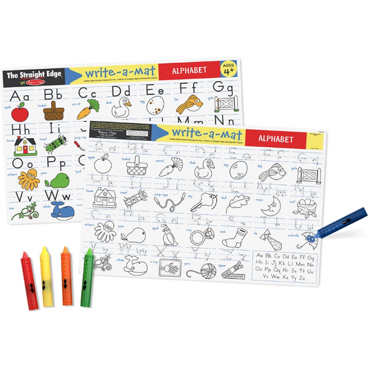 Melissa & Doug Alphabet Write-A-Mat (Bundle of 6) | 4Y+ — BambiniJO Jordan