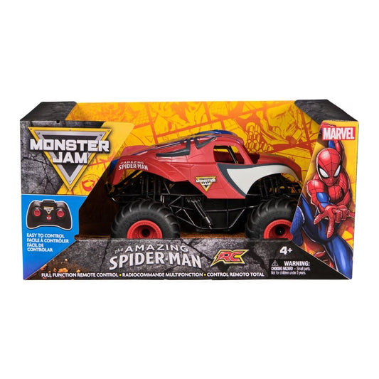 Monster Jam - Marvel Spider-Man 1:24 Scale RC Monster Truck | 4Y+