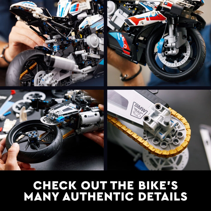 ليغو - بي إم دبليو M 1000 RR | 1921 قطعة | 18 سنة فأكثر ليغو - بي إم دبليو M 1000 RR | 1921 قطعة | 18 سنة فأكثر