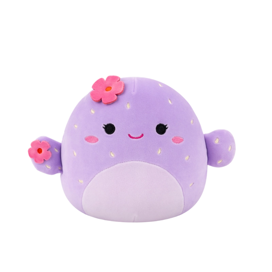 Squishmallows - Little Plush 7.5" Adrienne the Purple Barrel Cactus | 1-6Y