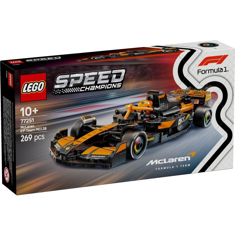 Lego - McLaren F1 Team MCL38 Race Car 269 Pcs 10Y+ — BambiniJO Jordan