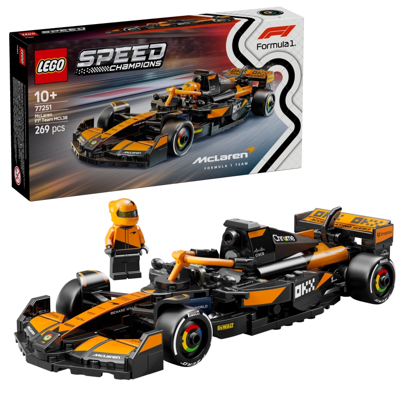 Lego - McLaren F1 Team MCL38 Race Car 269 Pcs 10Y+ — BambiniJO Jordan