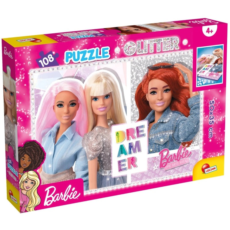 Barbie Puzzle Glitter Plus Best Friends Forever- 108 Pcs 4Y+