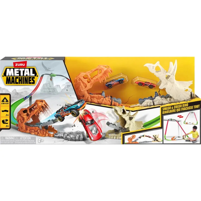 Metal Machines - مجموعة ألعاب الديناصورات القابلة للتحطيم من السلسلة الأولى | 4 سنوات فما فوق Metal Machines - مجموعة ألعاب الديناصورات القابلة للتحطيم من السلسلة الأولى | 4 سنوات فما فوق