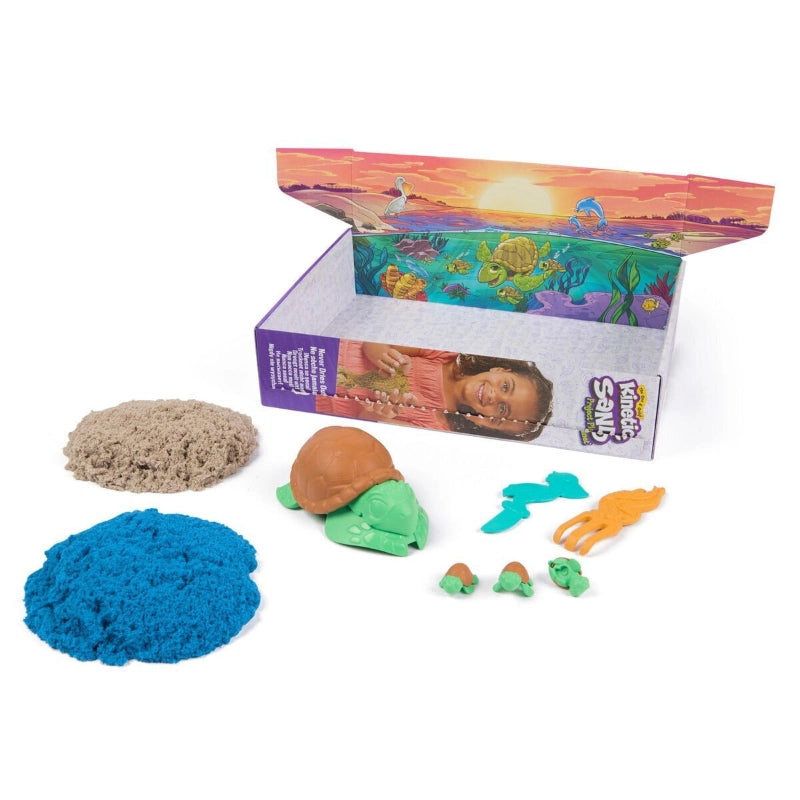 Kinetic Sand - Project Planet Turtle Beach Playset | 3Y+ Kinetic Sand - Project Planet Turtle Beach Playset | 3Y+