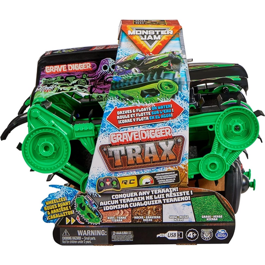 Monster Jam - 1:15 RC Grave Digger Trax | 4Y+