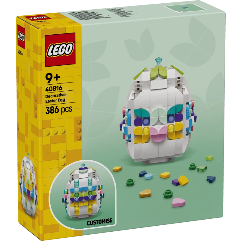 Lego - Decorative Easter Egg | 386 Pcs | 9Y+ Lego - Decorative Easter Egg | 386 Pcs | 9Y+