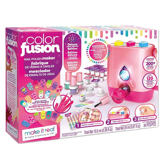 Make It Real - Color Fusion Deluxe Light Match Edition Nail Polish Maker | 8Y+