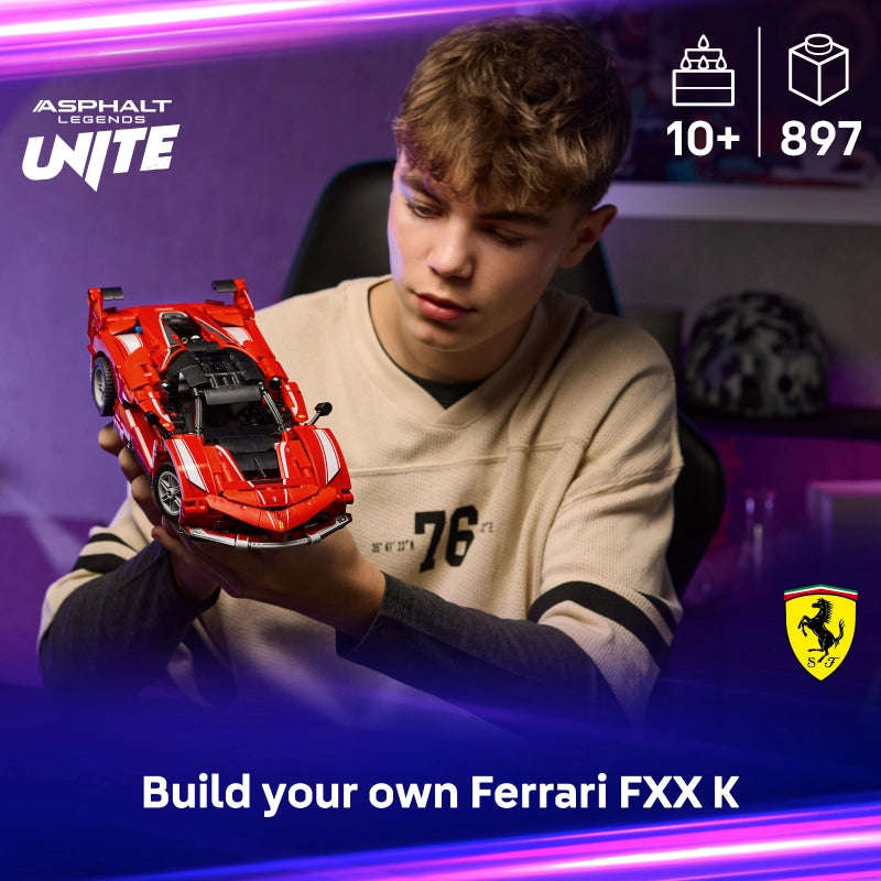 ليغو - فيراري FXX K | 897 قطعة | 10 سنوات فأكثر ليغو - فيراري FXX K | 897 قطعة | 10 سنوات فأكثر