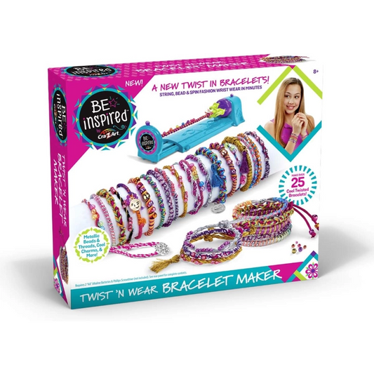 Cra-Z-Art - Shimmer 'n Sparkle Twist & Wear Fashion Bracelet Maker | 8Y+