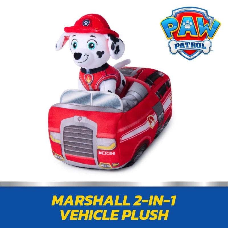Paw Patrol - مركبة مارشال القطيفة 2 في 1 | 3 سنوات فما فوق Paw Patrol - مركبة مارشال القطيفة 2 في 1 | 3 سنوات فما فوق