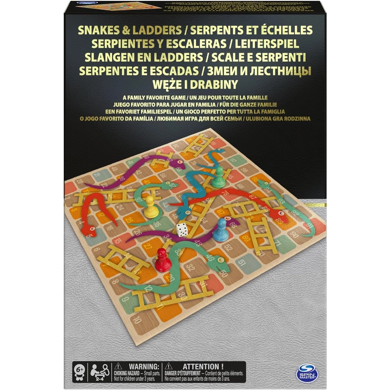Spin Master Games - Snakes & Ladders | 6Y+