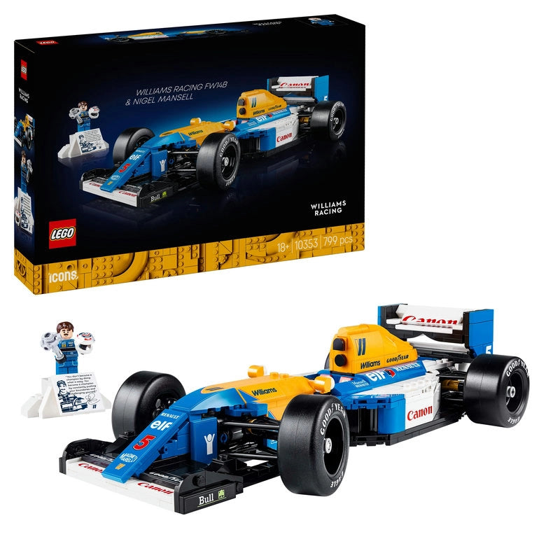 Lego - Williams Racing FW14B & Nigel Mansell 799 Pcs 18Y+ — BambiniJO Jordan