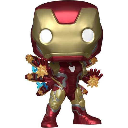 Funko - Pop! Plus Marvel: Infinity Saga- Iron Man Beams (Exclusive) (Glow in the Dark) | 3Y+
